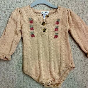 Nicole Miller knit Romper 18M